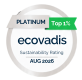 EcoVadis Platinum Sustainability Rating AUG 2026